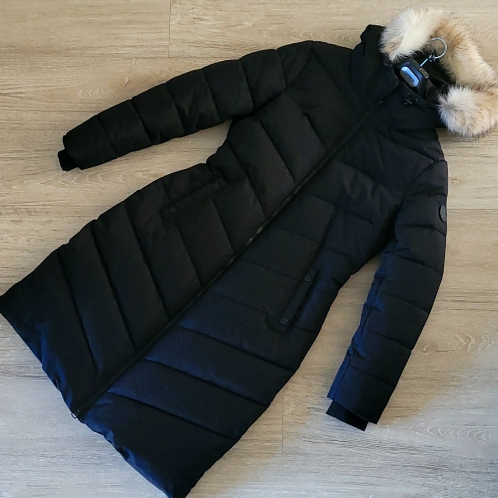 NOIZE Women's Belted Parka Large